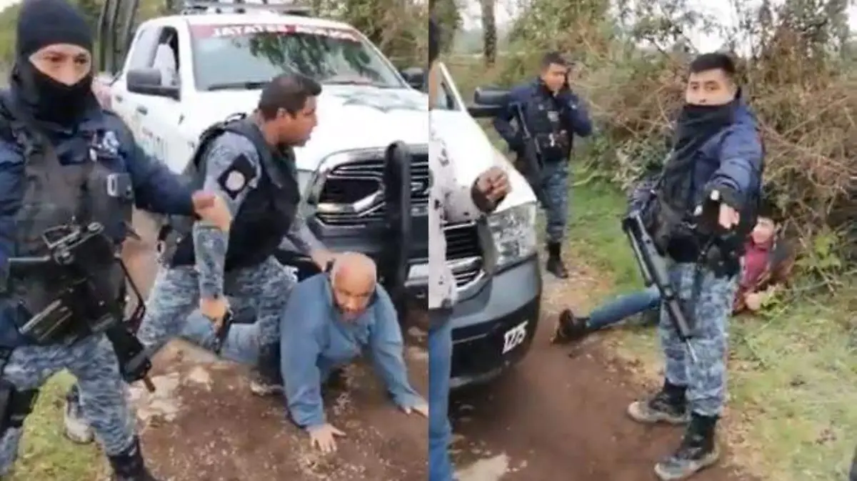 policias huauchinando CAPTURA